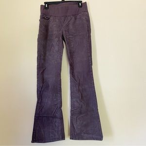 Gap Maternity Gray Sexy Bootcut Corduroy Pants 8